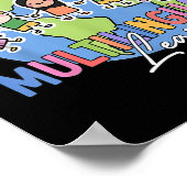 Proud To Teach Multilingual Learners Back To Schoo Poster (Ecke)