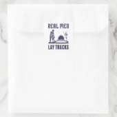 Proud Track Builder Quadratischer Aufkleber (Tasche)