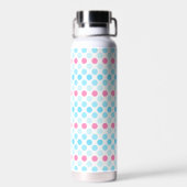 Proud Transmasculine Pride Flag Punkte Trinkflasche (Rückseite)