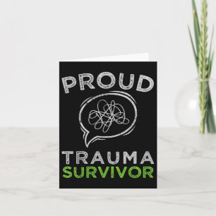 Proud Trauma Survivor Traumatherapie Psychische Ge Karte