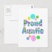 Proud Tuntie Postkarte (Vorne/Hinten)