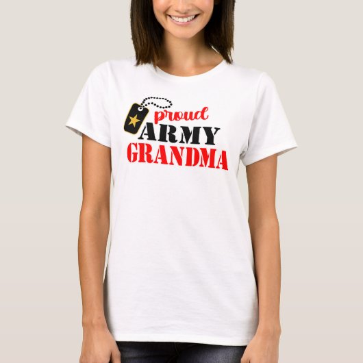 Proud U.S. Army Oma T - Shirt (Vorderseite)