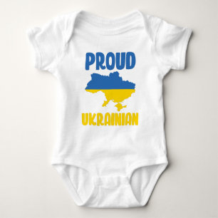 Proud Ukrainian Baby Bodysuit Baby Strampler