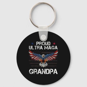 Proud Ultra Opa Geschenke für Großvater Eagle Usa  Schlüsselanhänger