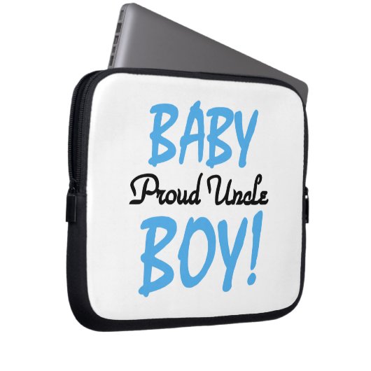 Proud Uncle Baby Boy Geschenke Laptopschutzhülle (Vorne Rechts)