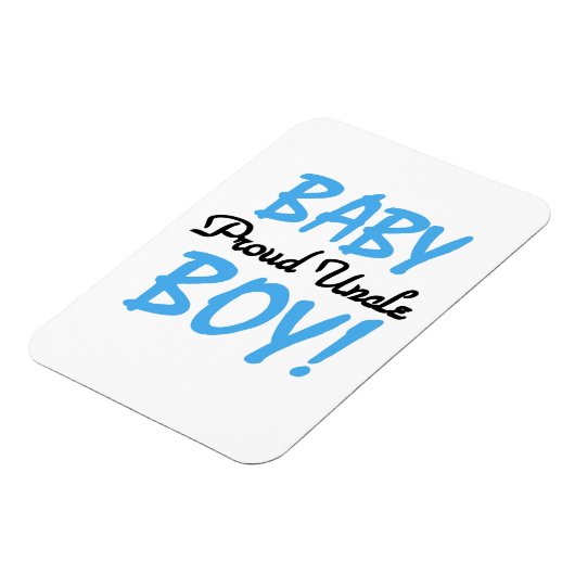 Proud Uncle Baby Boy Geschenke Magnet (Linke Seite)