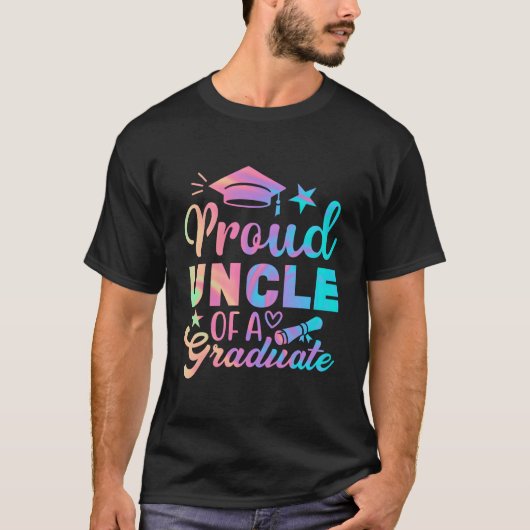 Proud Uncle Done Class Of 2023 Graduate Family Gra T-Shirt (Vorderseite)