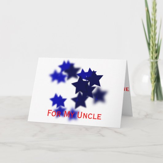 Proud Uncle Karte (Vorderseite)
