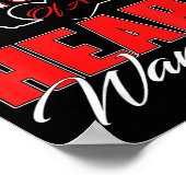 Proud Uncle Of A Heart Warrior Heart Disease Aware Poster (Ecke)