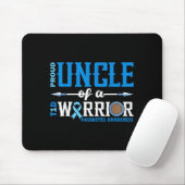 Proud Uncle Of A T1d Warrior Diabetes Awareness Ri Mousepad (Mit Mouse)