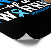 Proud Uncle Of A T1d Warrior Diabetes Awareness Ri Poster (Ecke)