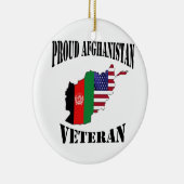 Proud US Afghanistan Veteran Keramik Ornament (Rechts)