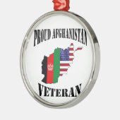 Proud US Afghanistan Veteran Ornament Aus Metall (Links)
