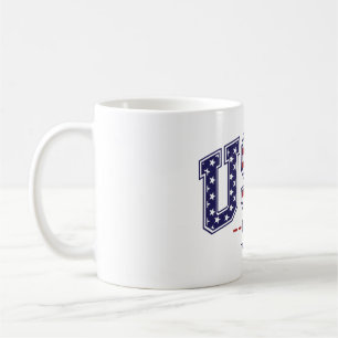 Proud USA 1776 Tasse mit Flag - Funny Novelty Gift