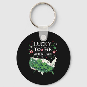 Proud Usa - American Map - Great American St. Patr Schlüsselanhänger