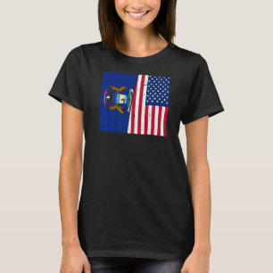 Proud Usa Zuhause Country Patriotic Zuhause State  T-Shirt