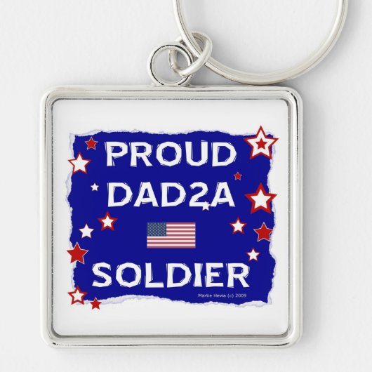 Proud Vater 2A Soldier Schlüsselanhänger (Vorne)