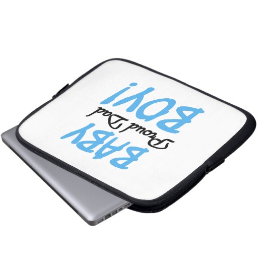 Proud Vater Baby Boy Geschenke Laptopschutzhülle (Vorne Knopf)