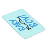 Proud Vater Baby Boy Geschenke Magnet (Rechte Seite)