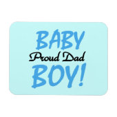 Proud Vater Baby Boy Geschenke Magnet (Horizontal)