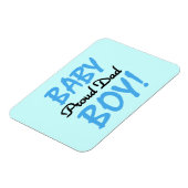 Proud Vater Baby Boy Geschenke Magnet (Linke Seite)