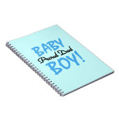 Proud Vater Baby Boy Geschenke Notizblock (Rechte Seite)