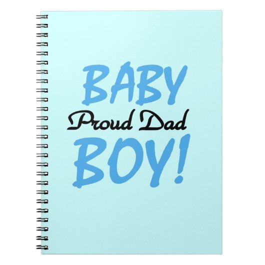 Proud Vater Baby Boy Geschenke Notizblock (Vorderseite)