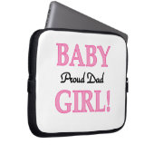 Proud Vater Baby Girl Geschenke Laptopschutzhülle (Vorne Rechts)
