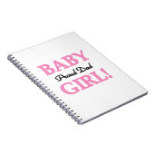 Proud Vater Baby Girl Geschenke Notizblock (Rechte Seite)