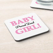 Proud Vater Baby Girl Geschenke Untersetzer (Linke Seite)