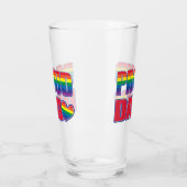 Proud Vater Gay Pride Glas (Links)