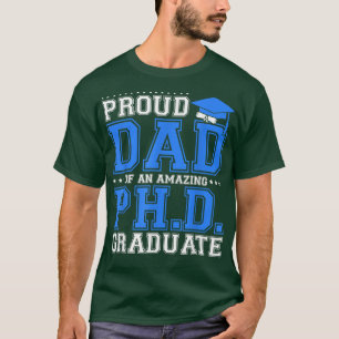 Proud Vater Graduate Vatertag Abschluss PH T-Shirt