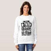 Proud Vater Opa Veteran T - Shirt Design (Vorne ganz)
