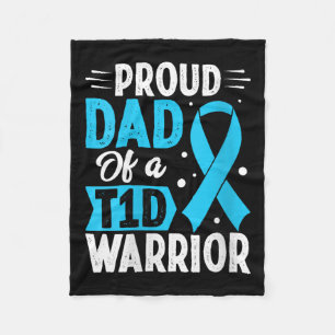 Proud Vater T1d Warrior V-Nacken Fleecedecke