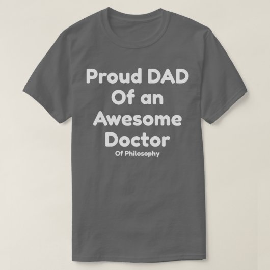 Proud-Vater T-Shirt (Design vorne)