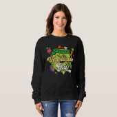 Proud Vegetarian Girl World Vegetarian Day Vegan L Sweatshirt (Vorne ganz)