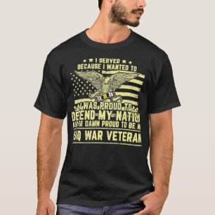 Proud Veteran OIF Irak Operation Freiheit im Irak  T-Shirt