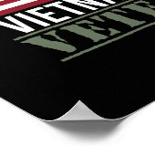 Proud Veteran Tochter Happy Veterans Day Veteran Poster (Ecke)