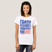 Proud Veteran's Daughter  T-Shirt (Vorne ganz)