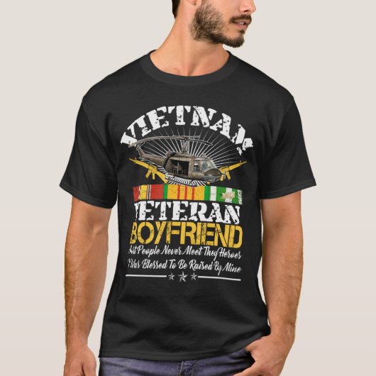 Proud Vietnam Veteran Militär Vietnam Veteran Boy T-Shirt (Vorderseite)