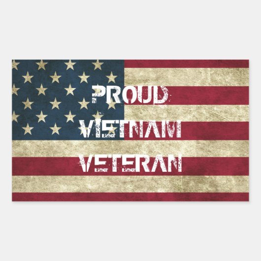 Proud Vietnam Veteran Sticker (Vorderseite)