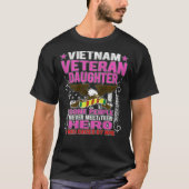  Proud Vietnam Veteran Töchter Geschenk - Ich war T-Shirt (Vorderseite)