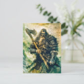 Proud Viking Warrior in der Rüstung Feiertagspostkarte (Stehend Vorderseite)