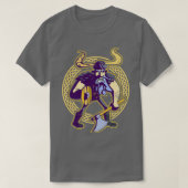 Proud Viking Warrior mit Barthelm 8 T-Shirt (Design vorne)