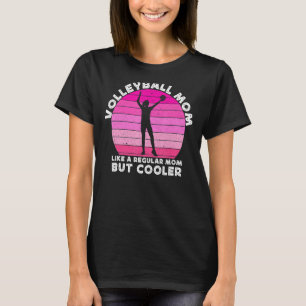 Proud Volleyball Ball Mama für Frauen Vintag Volle T-Shirt