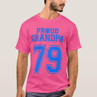 Proud Volleyball Opa Nummer 79 B T-Shirt