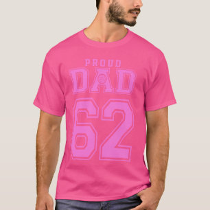 Proud Volleyball Vater Nummer 62 P T-Shirt