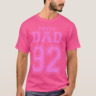 Proud Volleyball Vater Nummer 92 P T-Shirt