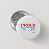 Proud Wähler 2024 Button (Vorne & Hinten)