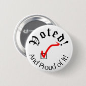 Proud Wähler Button (Vorne & Hinten)